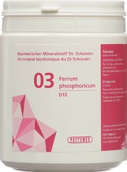 PHYTOMED Nr3 Ferrum phosphoricum Tablette 12 D