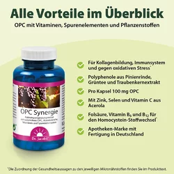 Dr. Jacob's OPC Synergie Traubenkernextrakt Kapsel