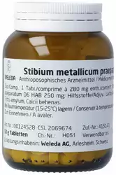 WELEDA Stibium metallicum praeparatum Tablette 6 D
