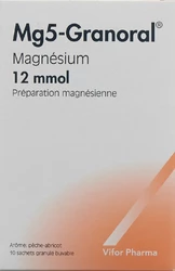 Mg5-Granoral gran 12 mmol pêche-abricot