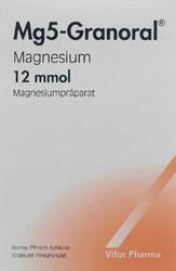 Mg5-Granoral Granulat 12 mmol Pfirsich-Aprikose