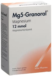 Mg5-Granoral Granulat 12 mmol Pfirsich-Aprikose