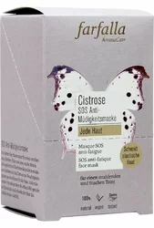 farfalla SOS Anti-Müdigkeitsmaske Cistrose Tray/Spender 10 x 7 ml