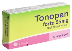 Tonopan forte Dragée 25 mg
