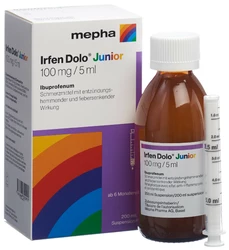 Irfen Dolo Junior Suspension 100 mg/5ml