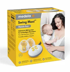 medela Swing Maxi elektrische Doppelmilchpumpe Hands-free