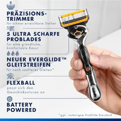 Gillette ProGlide Flexball rasoir Power avec 1 lame