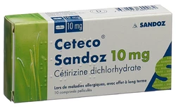 Ceteco Sandoz Filmtablette 10 mg