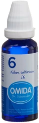 Omida Nr6 Kalium sulfuricum Dilution 6 D