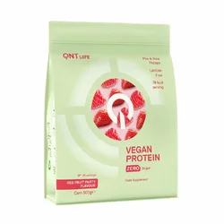 QNT Vegan Protein Zero Sugar-Lactose Free Red Fruit Party