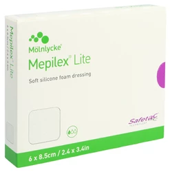 Mepilex Lite Absorptionsverband 6x8.5cm Silikon