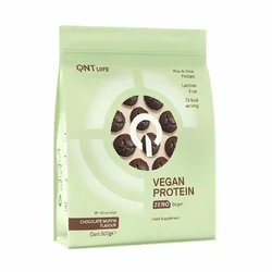 QNT Vegan Protein Zero Sugar-Lactose Free Chocolate Muffin