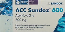 ACC Sandoz Brausetablette 600 mg mit Brombeeraroma