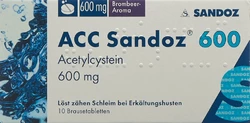ACC Sandoz Brausetablette 600 mg mit Brombeeraroma