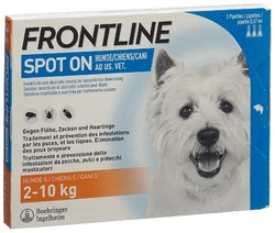 FRONTLINE Spot On Hund S Liste D