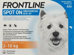 FRONTLINE Spot On Hund S Liste D