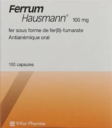 Ferrum Hausmann Ret Kaps 100 mg