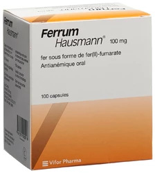 Ferrum Hausmann Ret Kaps 100 mg
