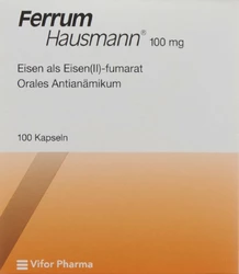 Ferrum Hausmann Ret Kaps 100 mg