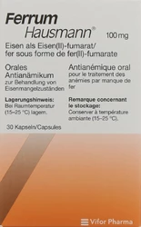 Ferrum Hausmann Ret Kaps 100 mg