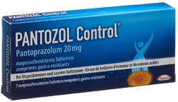 Pantozol Control Filmtablette 20 mg