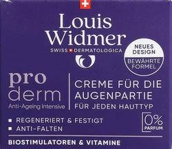 Louis Widmer Proderm Creme für die Augenpartie ohne Parfum