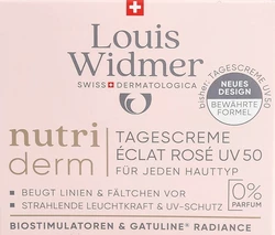 Louis Widmer Nutriderm crème de jour UV50 éclat rosé sans parfum