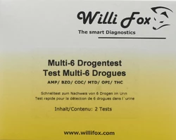 Willi Fox Drogentest Multi 6 Drogen Urin