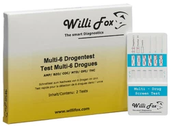 Willi Fox Drogentest Multi 6 Drogen Urin