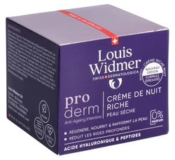 Louis Widmer Proderm Nachtcreme reichhaltig ohne Parfum