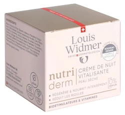 Louis Widmer Nutriderm Nachtcreme Vitalisante ohne Parfum
