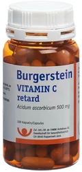 Burgerstein Vitamin C Ret Kaps 500 mg
