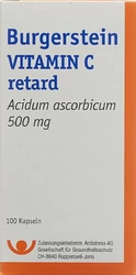 Burgerstein Vitamin C Ret Kaps 500 mg