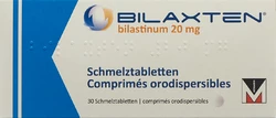 Bilaxten Schmelztabl 20 mg