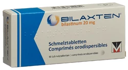 Bilaxten Schmelztabl 20 mg