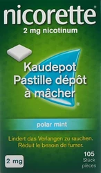Nicorette Polar Mint Kaudepots 2 mg