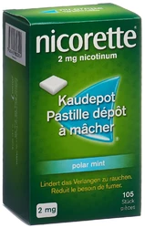 Nicorette Polar Mint Kaudepots 2 mg