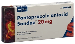 Pantoprazol antacid Sandoz Filmtablette 20 mg