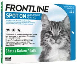 FRONTLINE Spot On Katze Liste D