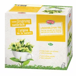 morga Lindenblüten Tee mit Hülle Bio