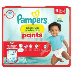 Pampers Premium Protection Pants Gr4 9-15kg Maxi Sparpack