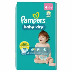 Pampers Baby-Dry Baby Dry Gr4 9-14kg Maxi pack économique
