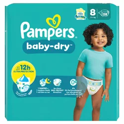 Pampers Baby-Dry Gr8 17+kg Large Vorteilspack