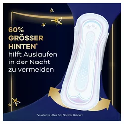 always Ultra serviette hygiènique Secure Night avec ailettes BigPack