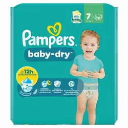 Pampers Baby-Dry Gr7 15+kg Large Sparpack