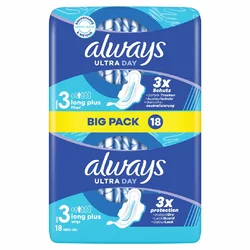 always Ultra Binde Long Plus mit Flügeln BigPack