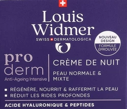 Louis Widmer Proderm crème nuit parfumée