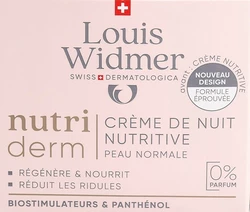 Louis Widmer Nutriderm crème nuit nutritive sans parfum