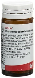Wala Rhus toxicodendron comp. Globuli