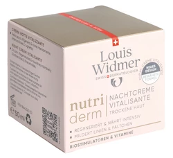 Louis Widmer Nutriderm crème nuit vitalisante parfumée